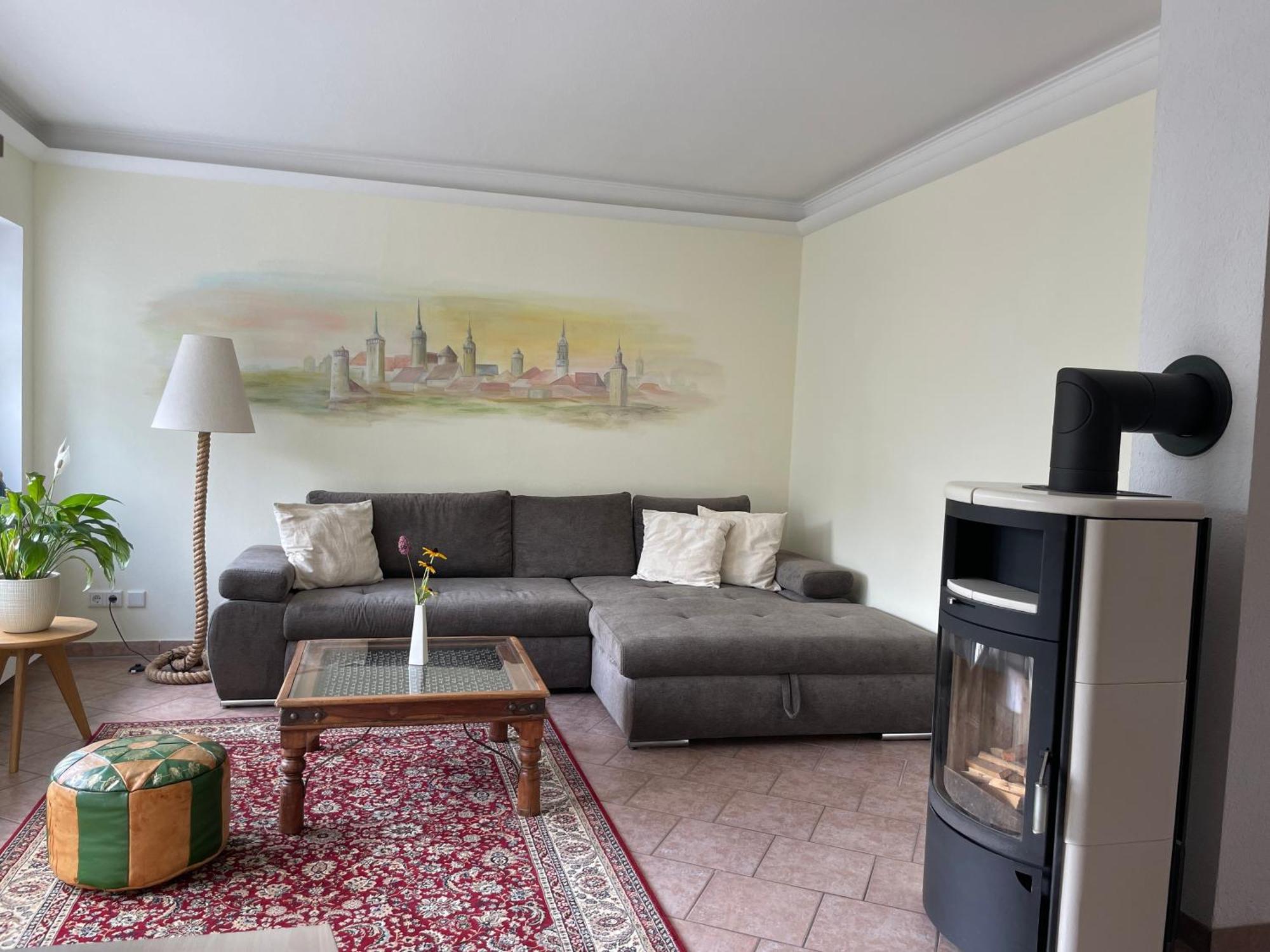 Ferienhaus Amare Mit Fasssauna, Eigener Terrasse & Kamin Bautzen Bagian luar foto
